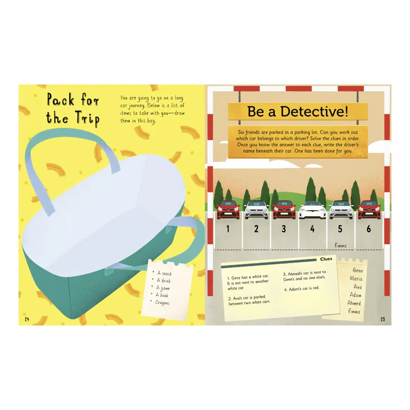 In The Car Activity Book-2